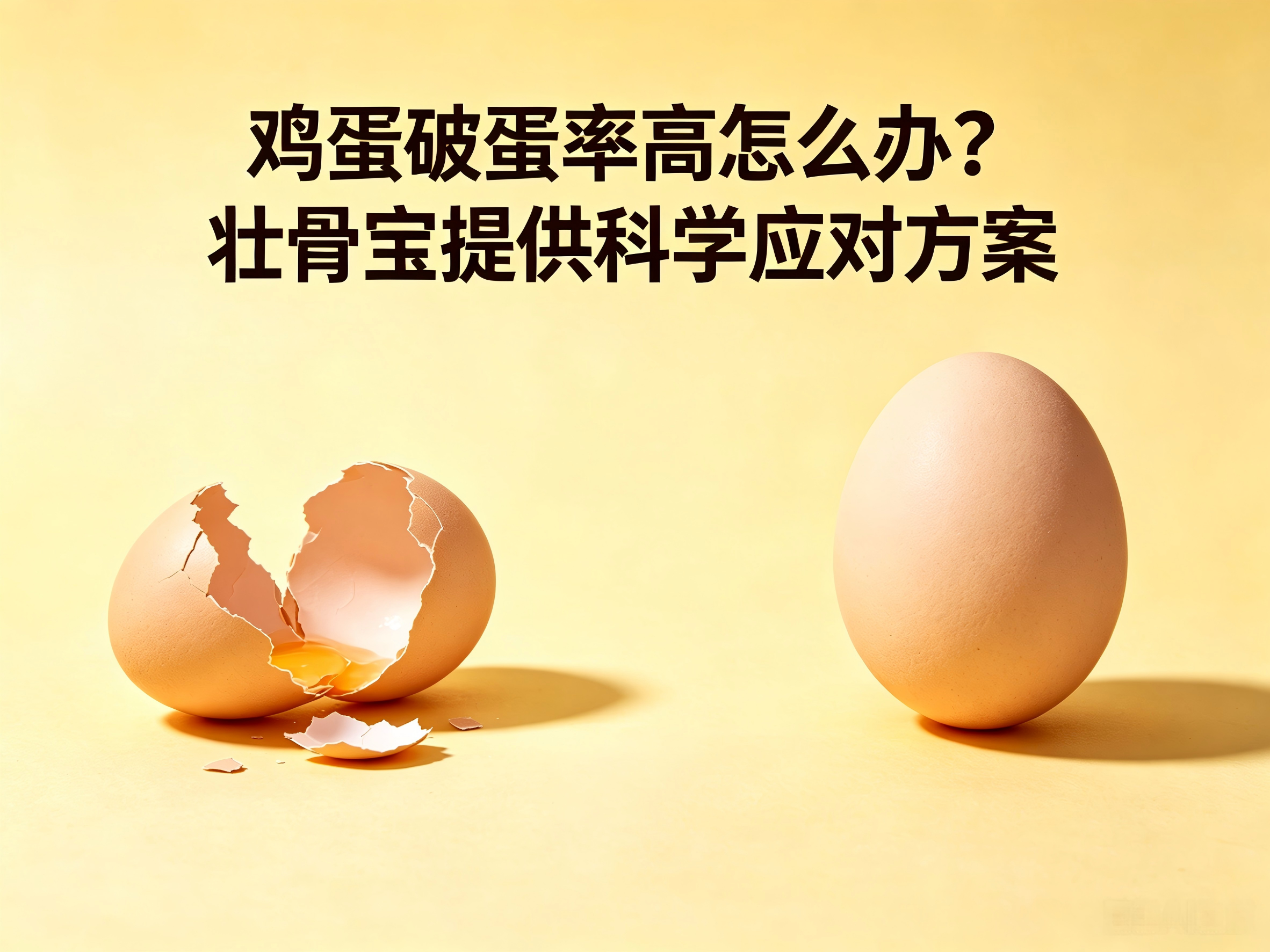 雞蛋破蛋率高怎么辦？壯骨寶提供科學(xué)應(yīng)對(duì)方案