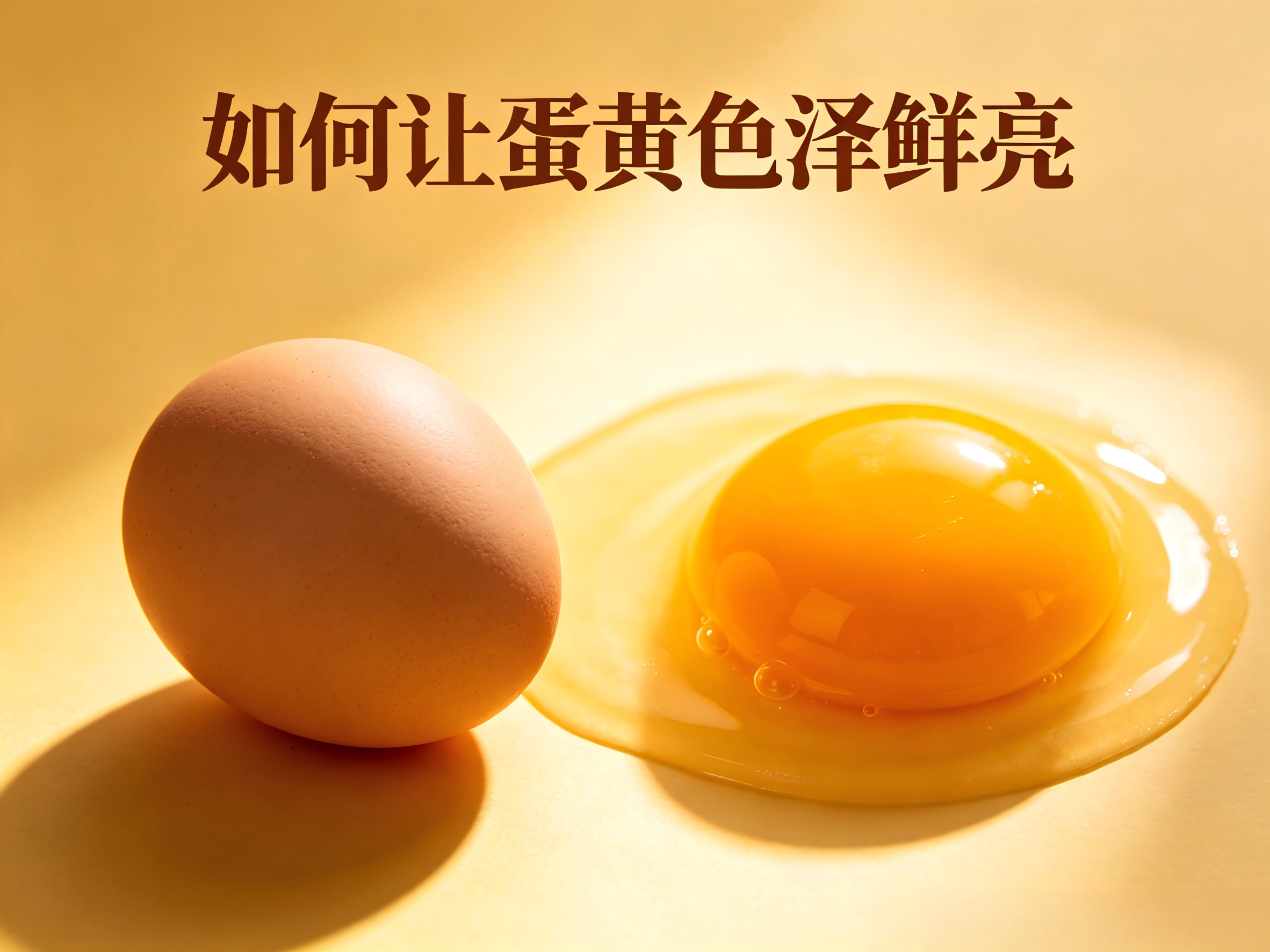 如何讓蛋黃色澤鮮亮？雞肉皮黃油黃？